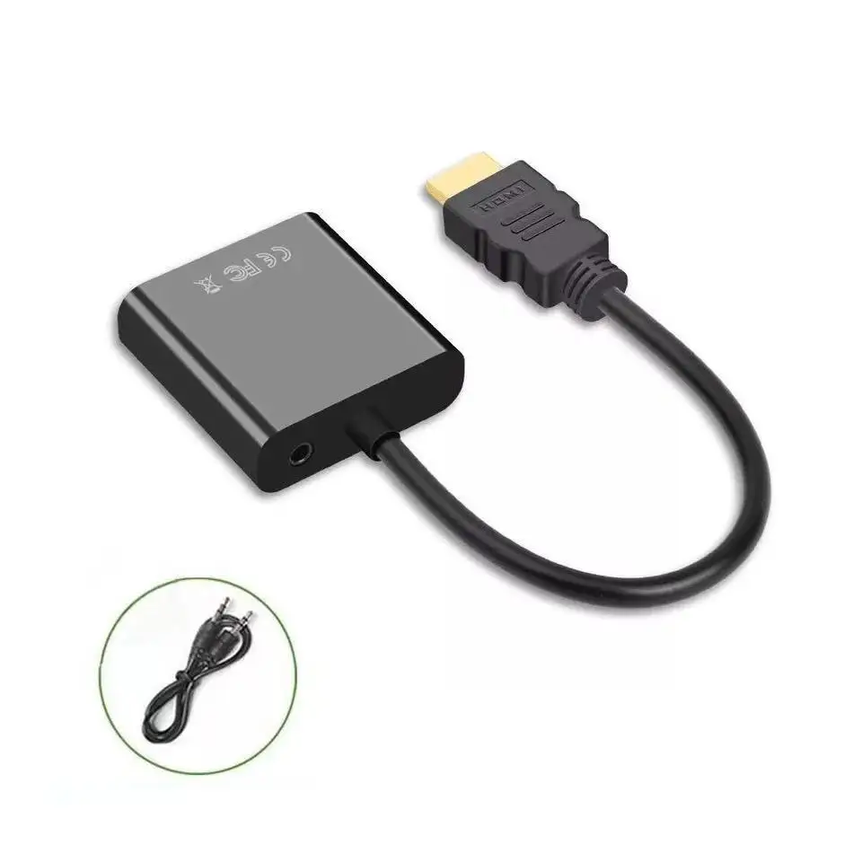 HDMI VGA Adapter HDMI Male To VGA Famale Converter Digital Analog for Tablet laptop PC TV Projector HDMI To VGA Adapter аксессуар palmexx hdmi vga px hdmi vga