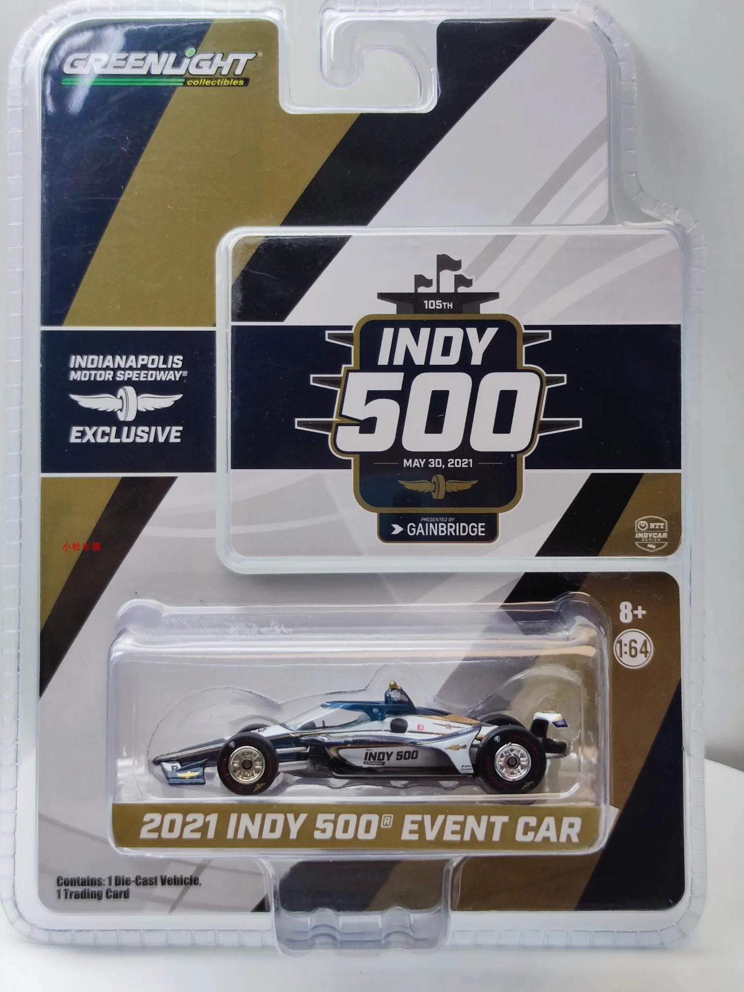 

1:64 GreenLight 2021 INDY 500, коллекция автомобилей из литого под давлением, модель украшения для автомобиля
