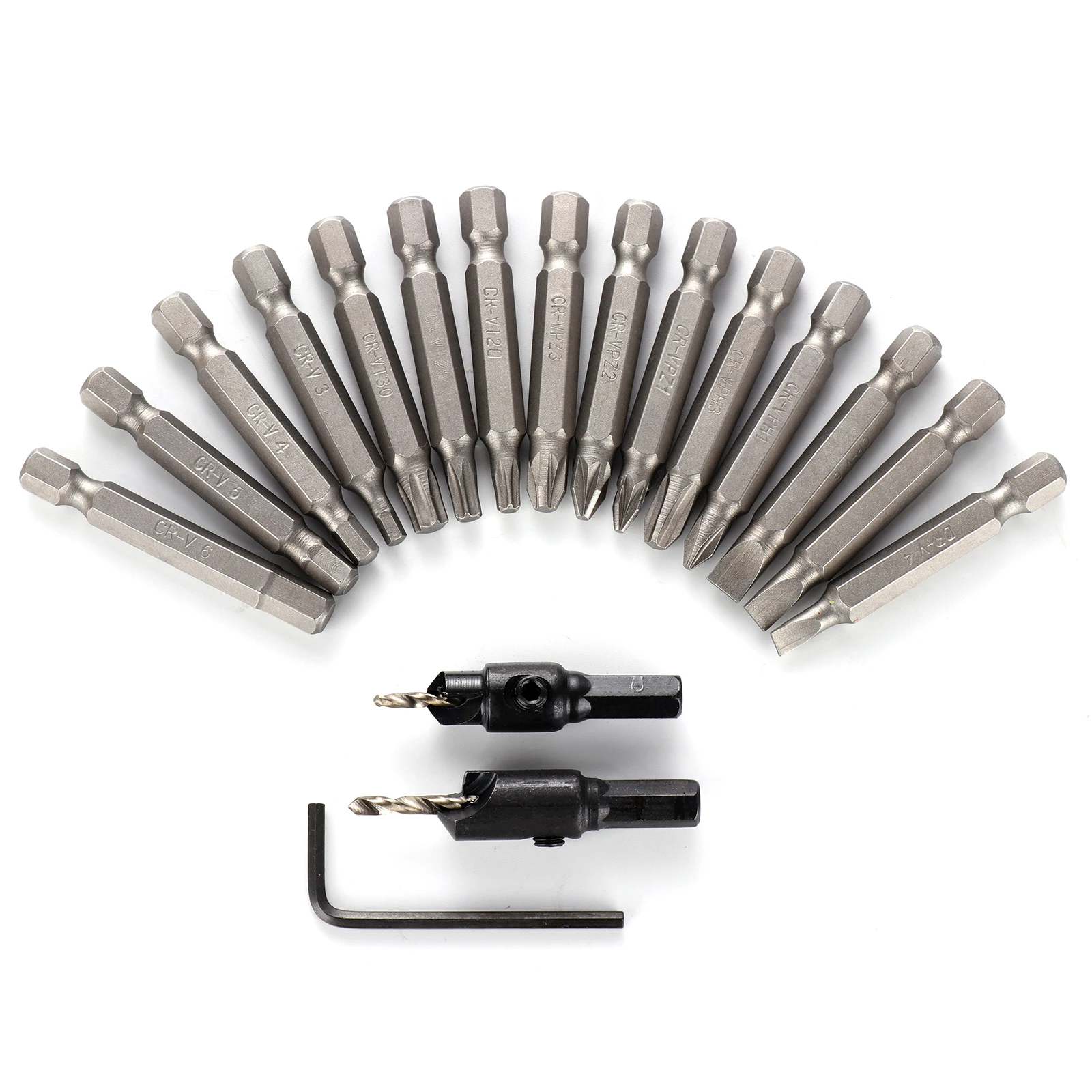 20 штук дрель высокого Скорость отвертка набор сверл Биты Сверла драйвер