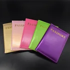 Обложка для паспорта для женщин, универсальная, из искусственной кожи, розового цвета