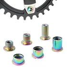 Звездочка звездочки для горного велосипеда, винты одинарныедвойныетри винты для дисков, крепление звездочки, болты звездочки, запасные части, 5 шт.