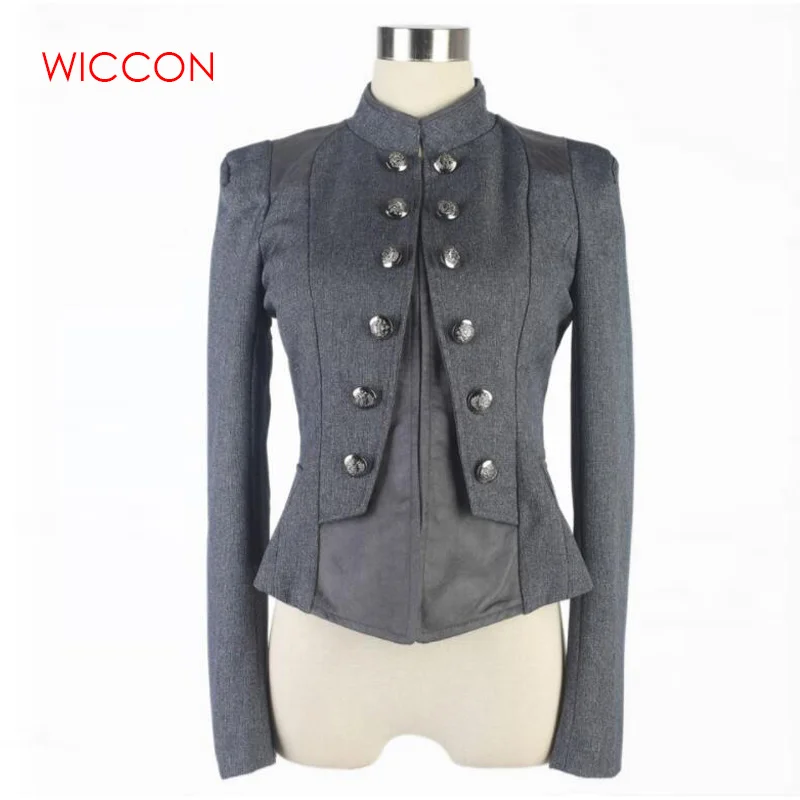 Новинка 2020 женские винтажные двубортные костюмы тонкие пальто в стиле ретро