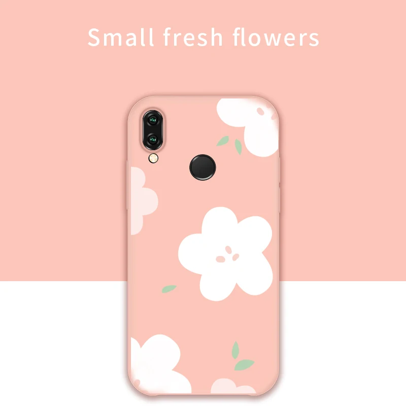 Small Fresh Flower Силиконовый чехол ASINA с милыми цветами для huawei P20 P30 Lite Pro, прозрачный чехол с фруктами для huawei Honor 8X10 mate 20 Pro Fundas - Цвет: Small Fresh Flower
