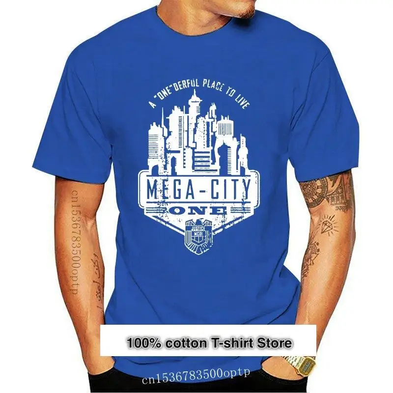 

Camiseta de manga corta para hombre y mujer, camisa Mega City One Judge Dredd, camisetas