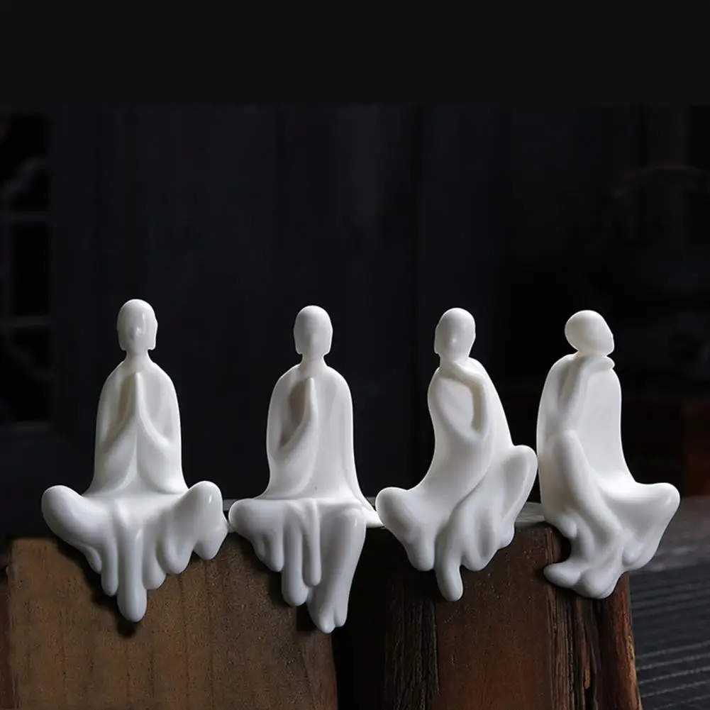 

Статуя Будды, элегантная медитационная статуя Будды, миниатюры, скульптуры монаха, маленькая фотография