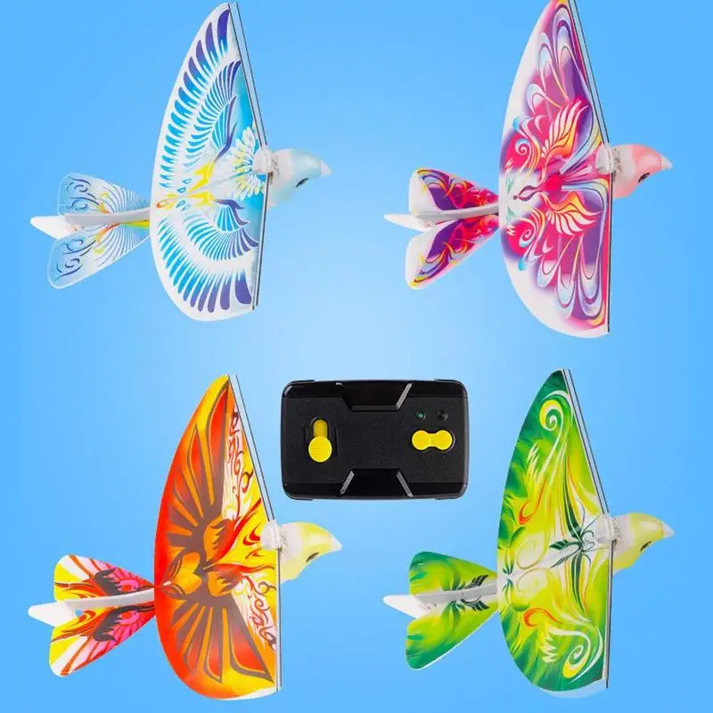 

360 Degree Flying RC Bird Toy Flying Birds Electronic Mini RC Drone Toys Helicopter 235x275x70mm 2.4 GHz Remote Control E-Bird