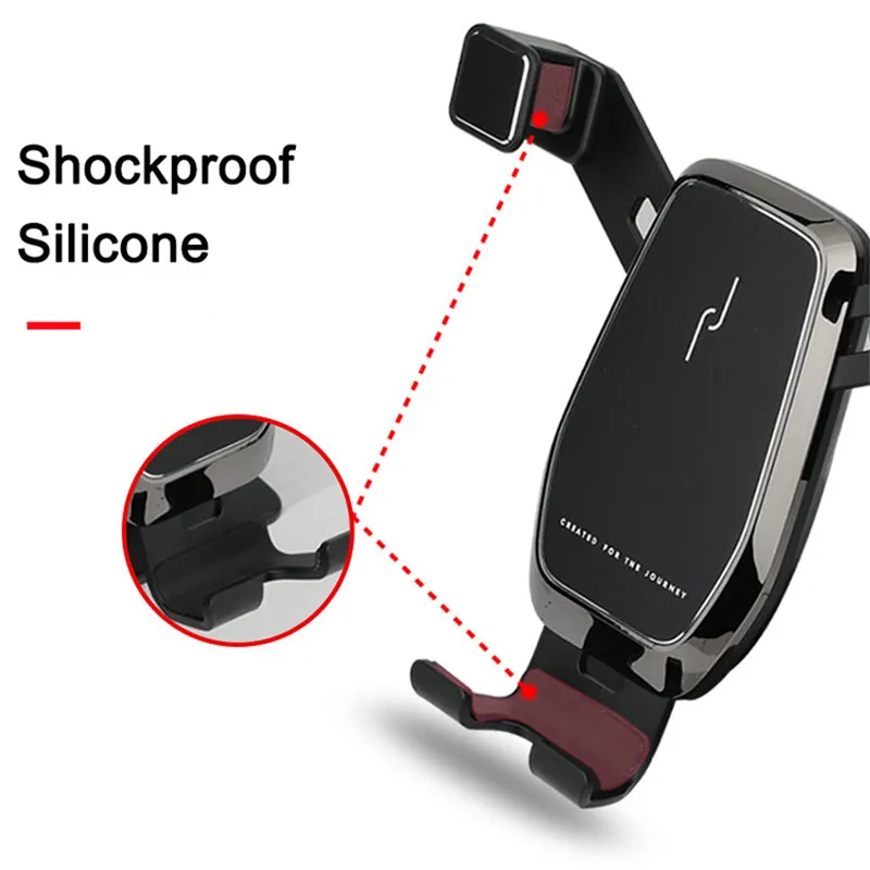 

Gravity Car Mobile Phone Bracket Air Vent Mount Support Cell Phone Holder for Toyota Alphard Accessories 2015-2019