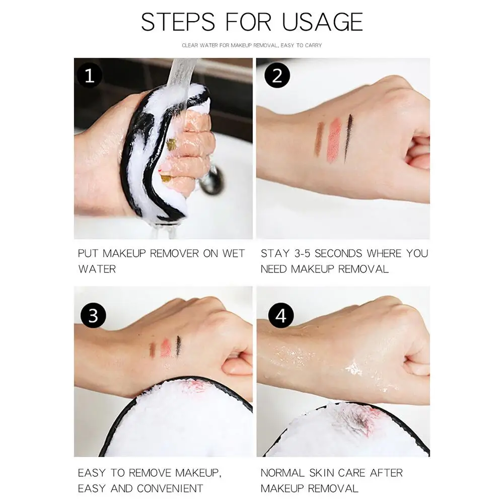 5 шт многоразовые салфетки для снятия макияжа Хлопок лица глаза губы | Красота и