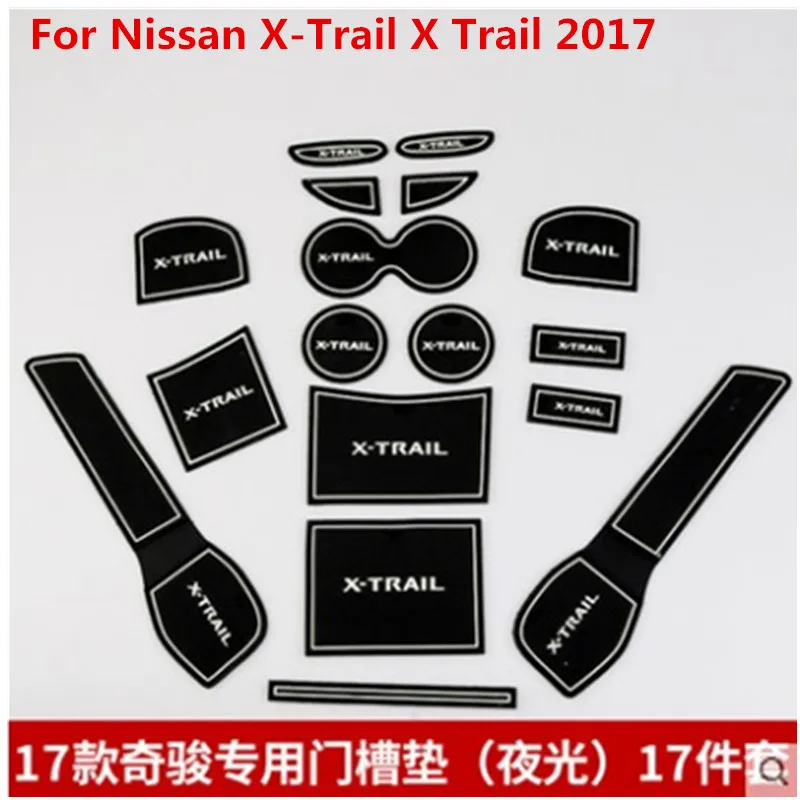 Для Nissan X trail T32 2017 автомобильные нескользящие накладки на внутреннюю чашку