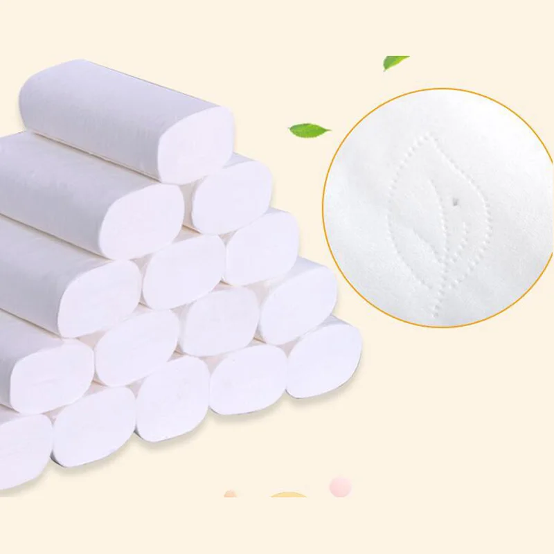 

14Pcs / lot toilet paper household wood pulp toilet paper