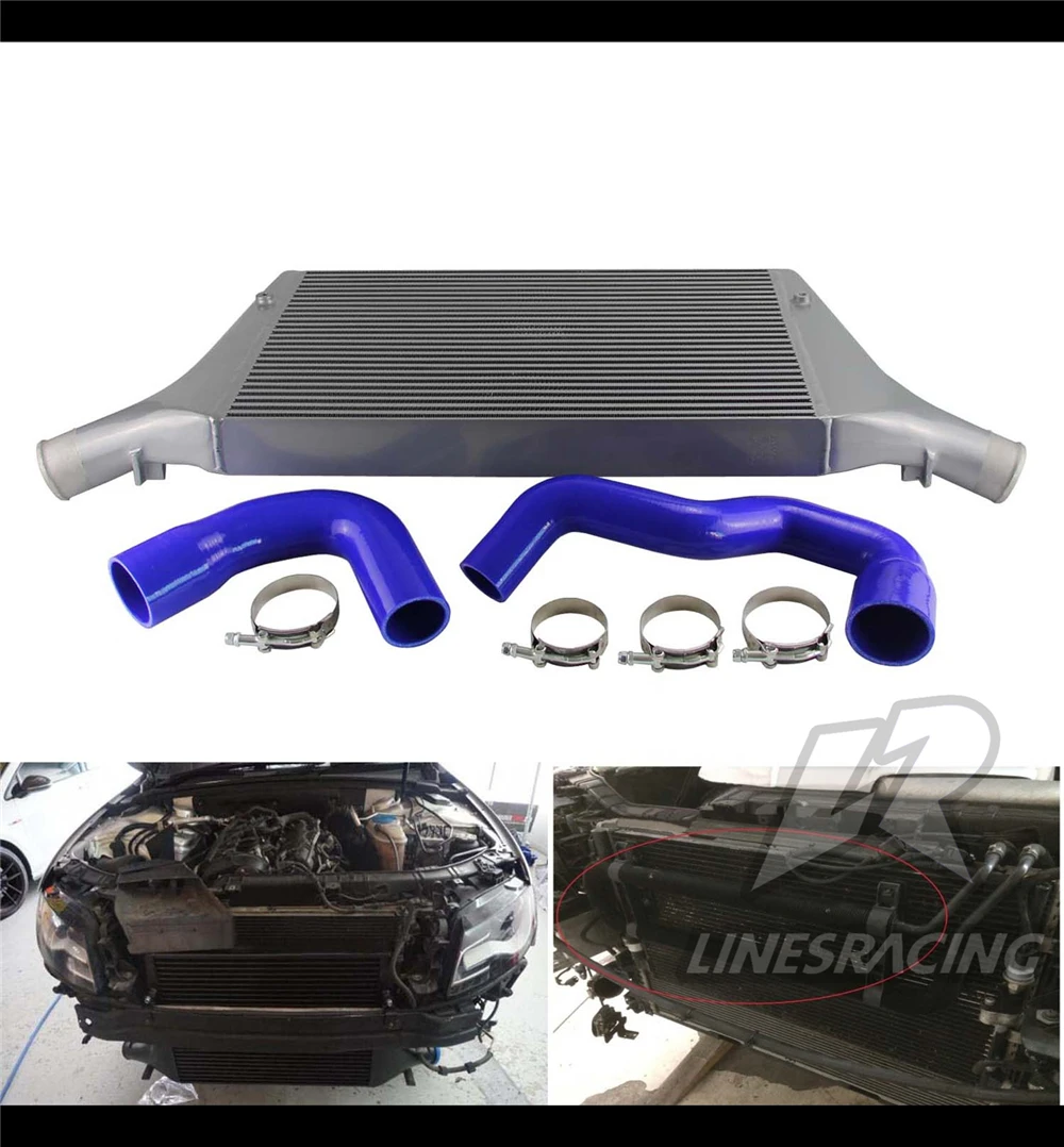 Комплект интеркулера для тюнинга соревнований подходит Audi A4 B8 A5 2 7/3 0 TDI 08-12 синий |