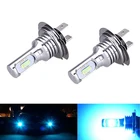 Muxall автомобиля H7 светодиодный светильник H4 H3 H1 H11 светодиодный спереди лампы 9005 880 881 Ламповые ленты для 6000K 8000K 12V автомобилей головной светильник s Противотуманные фары Дневные Фары Светильник комплект одежды из 2 предметов