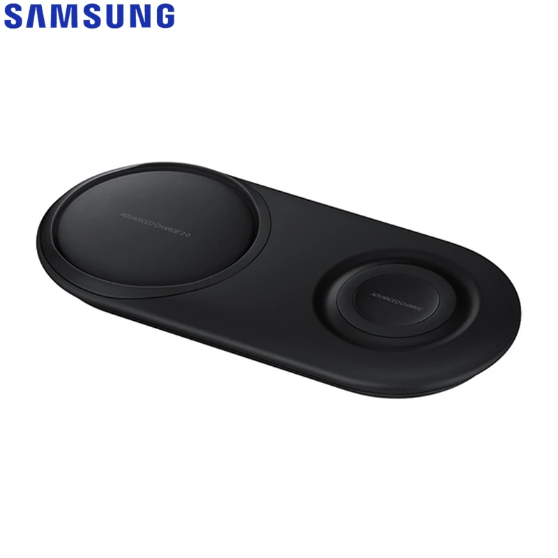 Оригинальное Беспроводное зарядное устройство samsung duo pad EP-P5200 для Galay S10e S10E SM-G97000 S10 S10 X S10+ S10 Plus gear S4 iPhone Xs Max