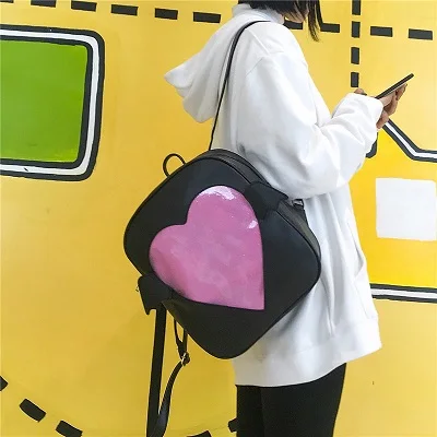 Miyahouse Itabag элегантный дизайн маленькое милое сердце женский рюкзак из искусственной кожи женский рюкзак крылья Студенческая сумка женский рюкзак