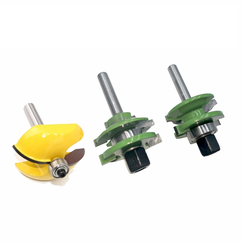 3Pcs 8Mm Shank Door Panel Cutters Raised Cabinet Router Bit Set Woodworking Milling Cutter for Wood | Инструменты
