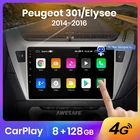 Автомагнитола AWESAFE PX9 для Peugeot, мультимедийный видеоплеер на Android, 2 din, с GPS-Навигатором, для Peugeot 301, 2014, 2015, 2016  Аудио для авто автомагнитолы