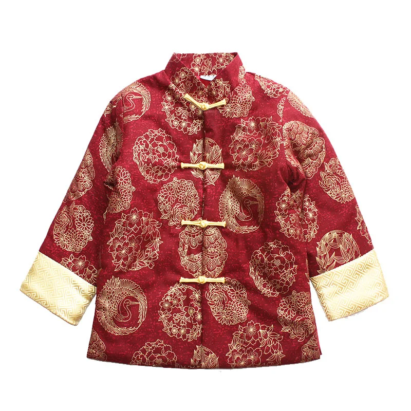 

New Boys Hanfu Chinese Style Boys Party Tang Suit Kids Chinese New Year Clothes Boys Traditional China Spring Coat