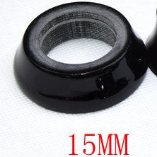 15mm Дорожный велосипед, полностью углеродистая гарнитура, коническая шайба для горного велосипеда, карбоновая гарнитура, крышка, прокладки для руля, MTB углеродная велосипедная часть - Цвет: 15mm