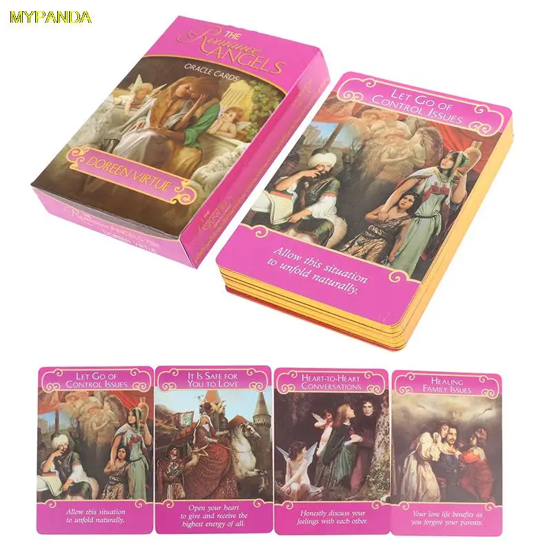 44 шт./корт. Карты-Таро с изображением романов и ангелов | Игрушки - Цена: 212.07