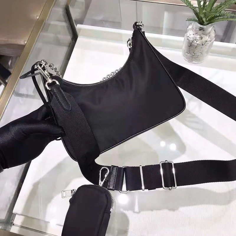 

Three 2021 designer bags Luxury in one women bag hobo bag mother chain underarm bag cloth bag single shoulder diagonal bag