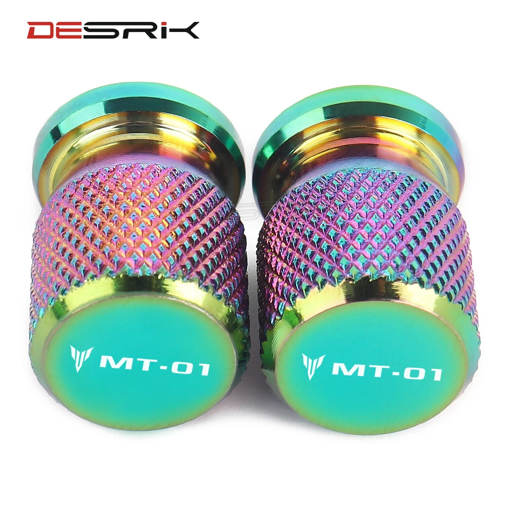 Одна пара универсальных алюминиевых колес для мотоцикла колпачки шин