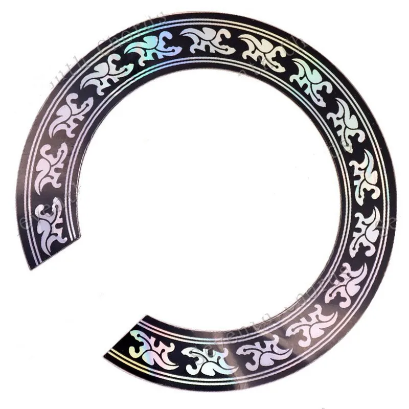 Наклейка Роза со звуковым отверстием наклейка для акустической классической