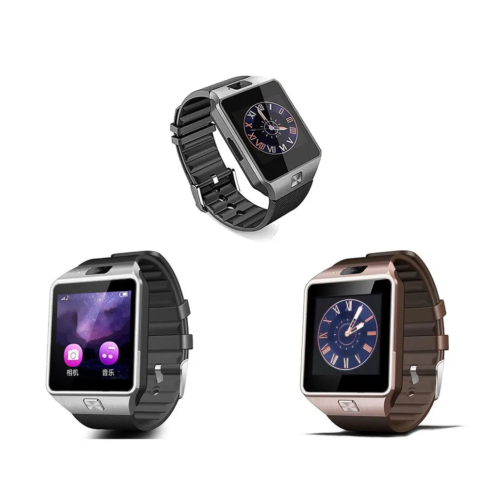 DZ09 умные часы с сенсорным экраном камерой Bluetooth наручные SIM карты Smartwatch для Ios Android