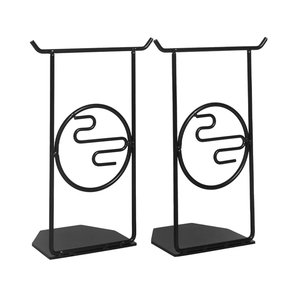 

Metal Durable Book Stand Home Bookends Convenient 2pcs Bookends Frame Book Accessories Useful Office