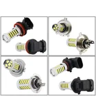 2 шт. H4 H7 H8 H11 9005 9006 светодиодные противотуманные фары лампа противотуманная фара 2835 чипы 66SMD белый HB3 HB4 автомобильные ходовые Автомобильные противотуманные фары DRL