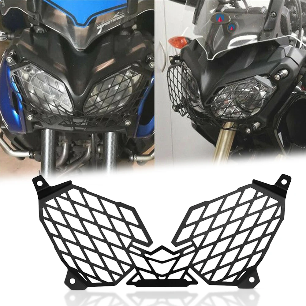 

LOGO Headlight Protector Cover Grill XT 1200Z XTZ 1200Z Motorcycle FOR YAMAHA Super Tenere XT1200Z XTZ1200 2010-2021 2019 2020
