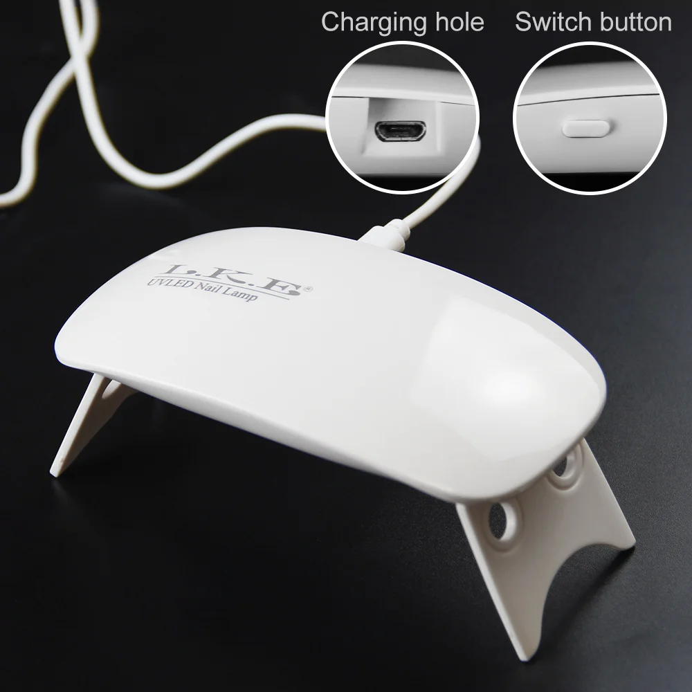 LKE 12 Вт лампа для ногтей Светодиодный УФ лампа Micro USB лампа для гель лака ультрафиолетовая лампа отверждающая машина для домашнего использования Инструменты для дизайна лампа для маникюра