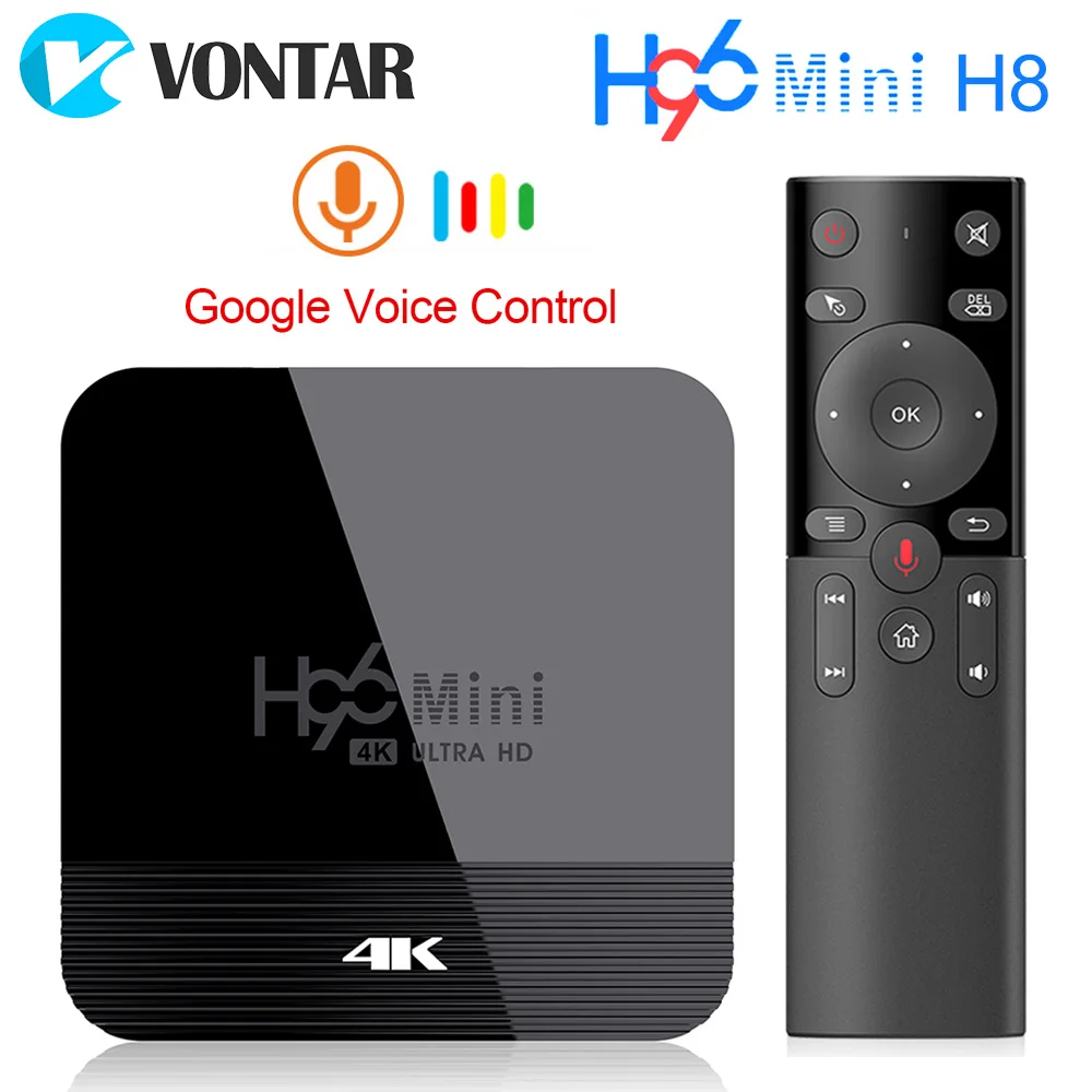 ТВ приставка VONTAR H96 Mini H8 на Android 9 0 2 + 16 ГБ 1080p 4K Wi Fi|ТВ-приставки и медиаплееры| |