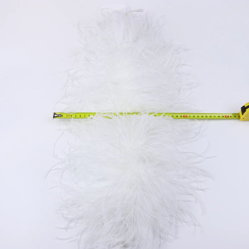 6 слоев окрашенные пушистые Страусиные боа шали свадебное платье для косплея