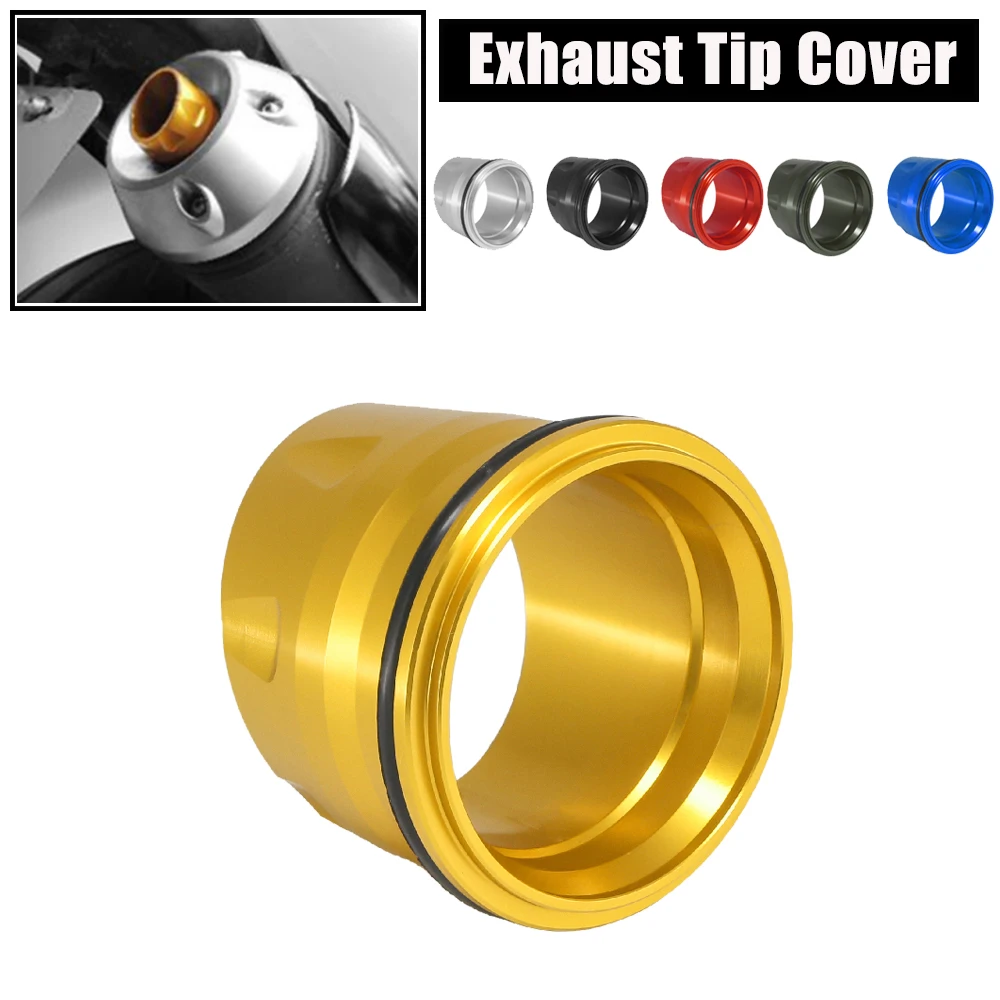 Алюминиевый наконечник выхлопной трубы для мотоцикла с ЧПУ насадка глушителя