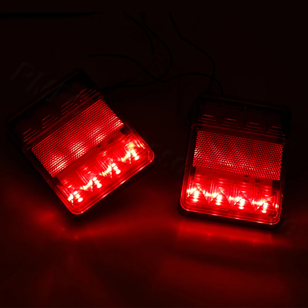 Водонепроницаемый Автомобильный задний фонарь PMFC 8 светодиодный Дов пара задних
