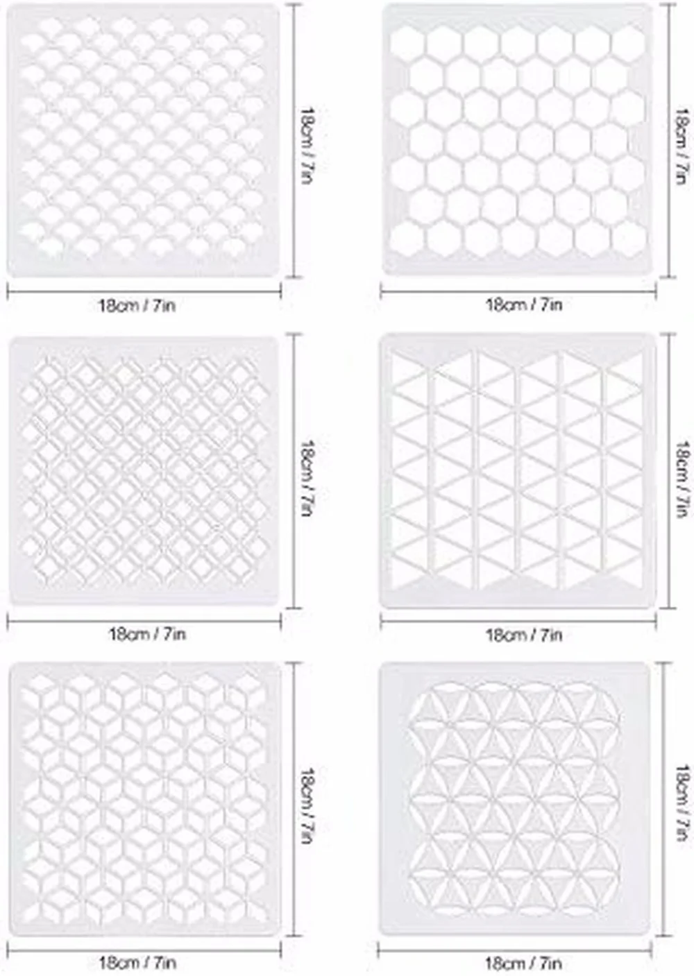 Сделай Сам крафт геометрические трафареты для краски на дерево Аэрограф стены