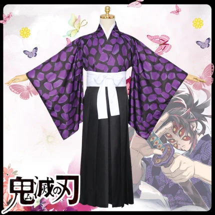 Костюм для косплея из аниме рассекающий демонов кимоно в японском стиле рубашка