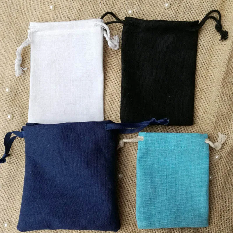 Подарочные сумочки из хлопка 8x10 см 9x12 10x15 (4x6 вечерние)|jewelry packaging bags|cotton gift pouchjewelry