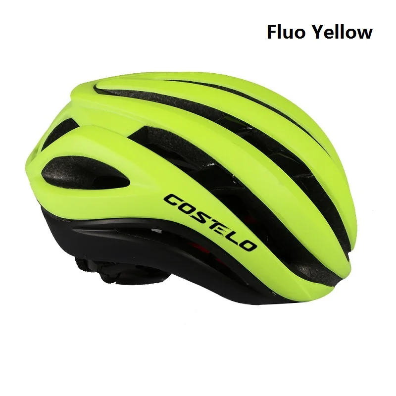 Fluo Yellow Costelo циркуляция воздуха шлем гоночный мотоцикл Аэродинамика Ветер шлем для мужчин Спорт Аэро велосипедный шлем - Цвет: Fluo Yellow
