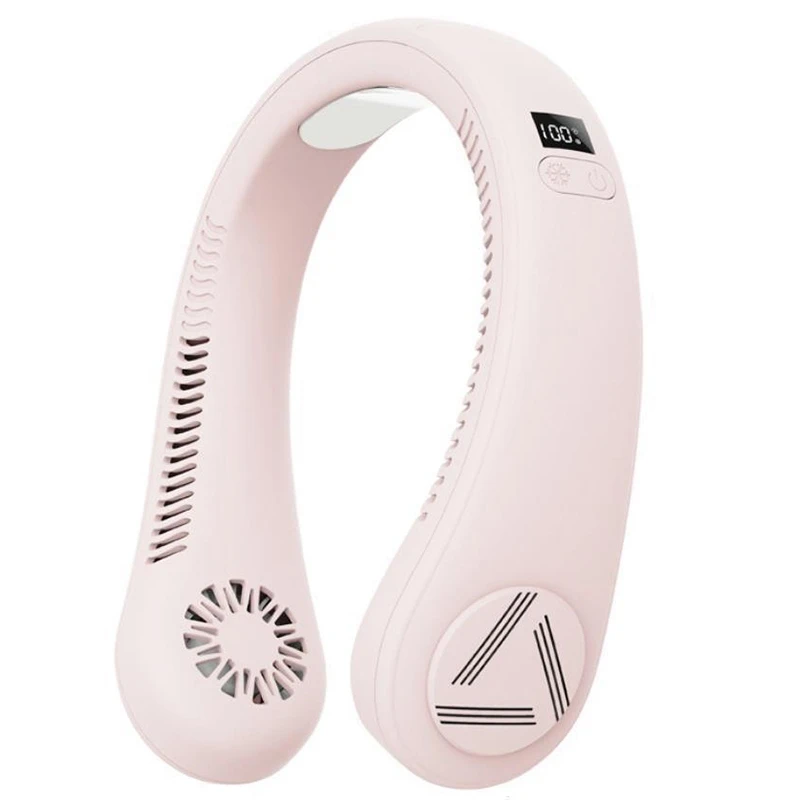 Портативный вентилятор 4000 мА/ч 360 градусов холодильное льда чувство с завязками