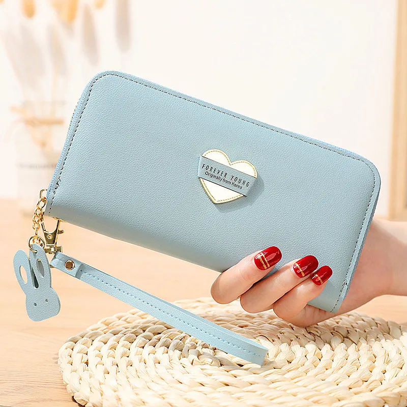 

wallet women purse monedero mujer portafoglio donna portfel ladies coin leather sac femme luxe money bag clip Fashion long