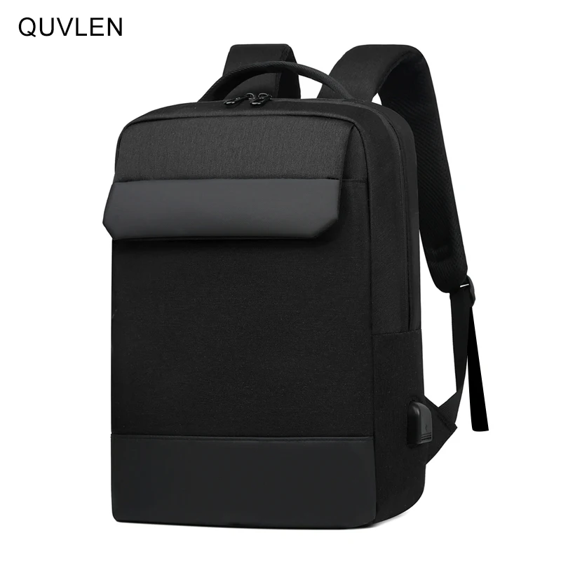 

Деловой мужской рюкзак, многофункциональная сумка с USB-зарядкой, водонепроницаемая тканевая оксфордская сумка для ноутбука, мужской повсед...