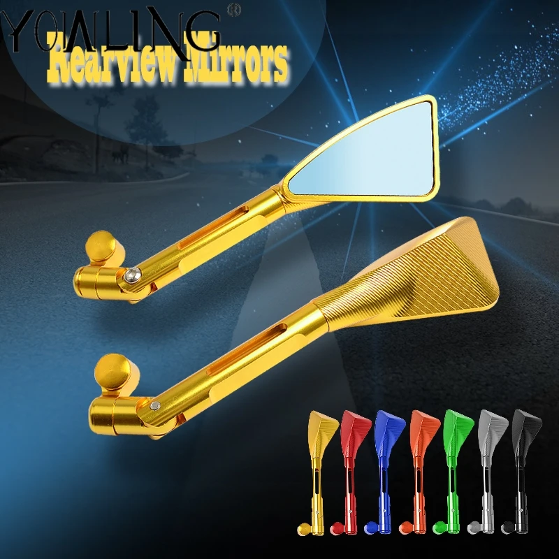 Зеркало заднего вида мотоциклетное универсальное для YAMAHA tmax 530 tdm 850 fz6n mt10 nmax 155 yzf r1