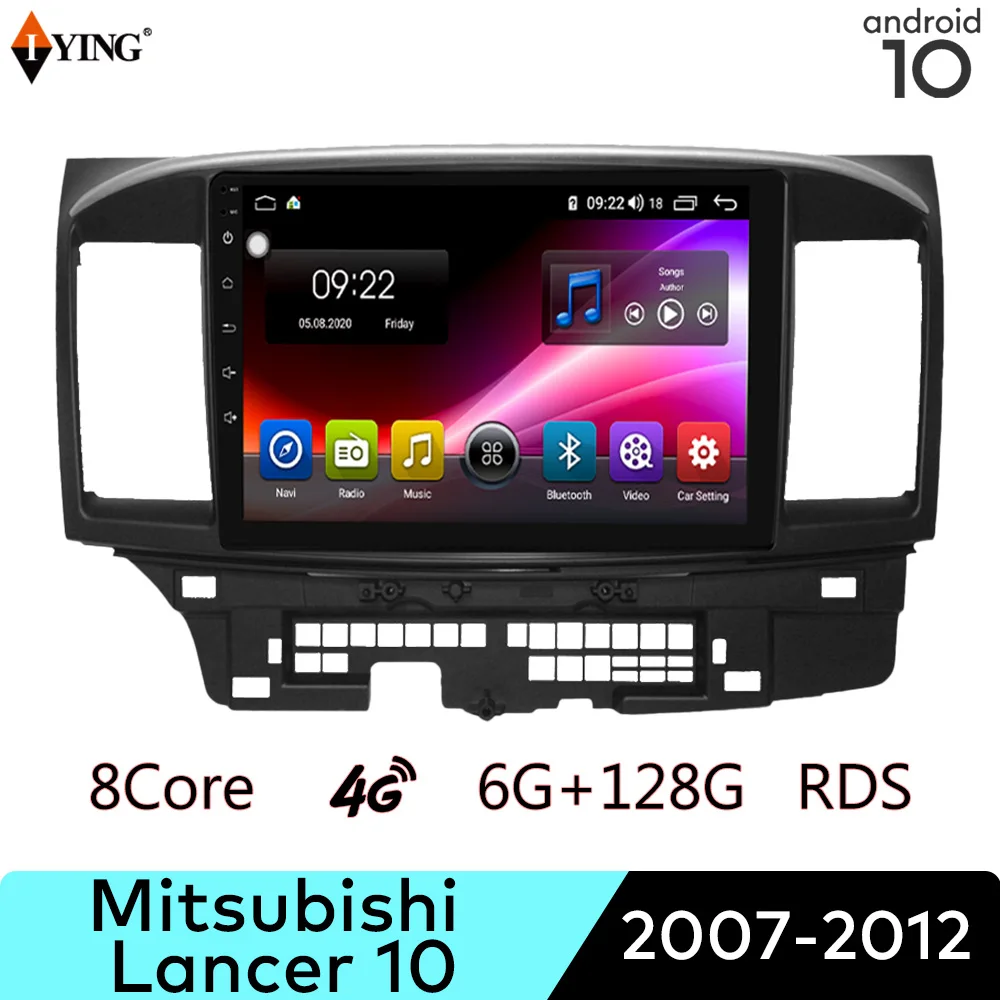 Автомагнитола IYING для Mitsubishi Lancer 10 CY 2007 2012 мультимедийный видеоплеер с GPS DSP Android