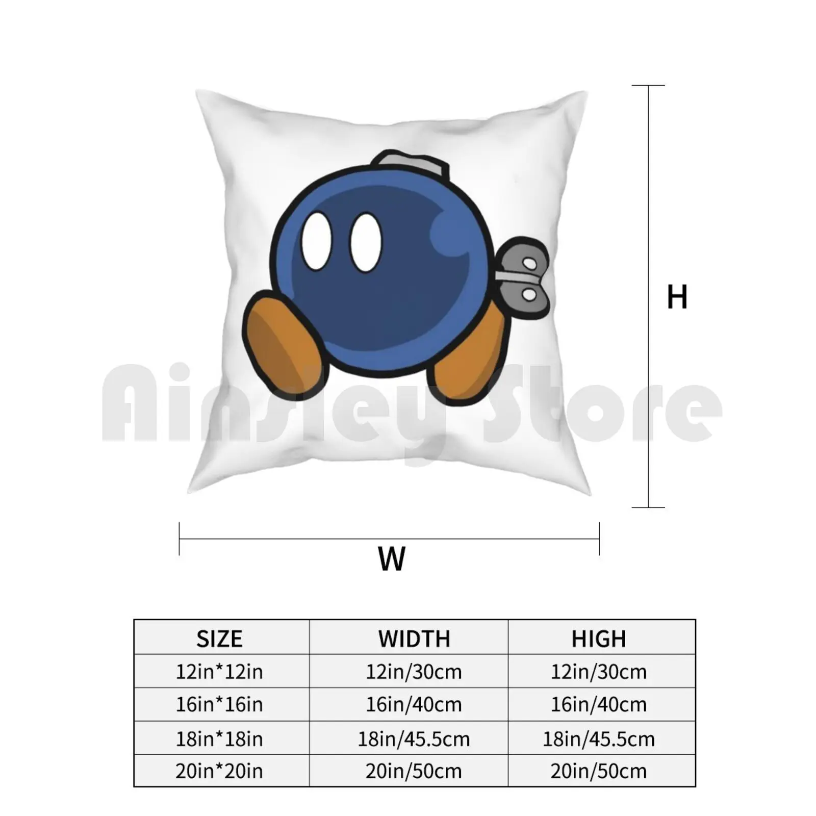 Наволочка-Подушка Бобби бобомба наволочка с принтом домашняя мягкая для игр