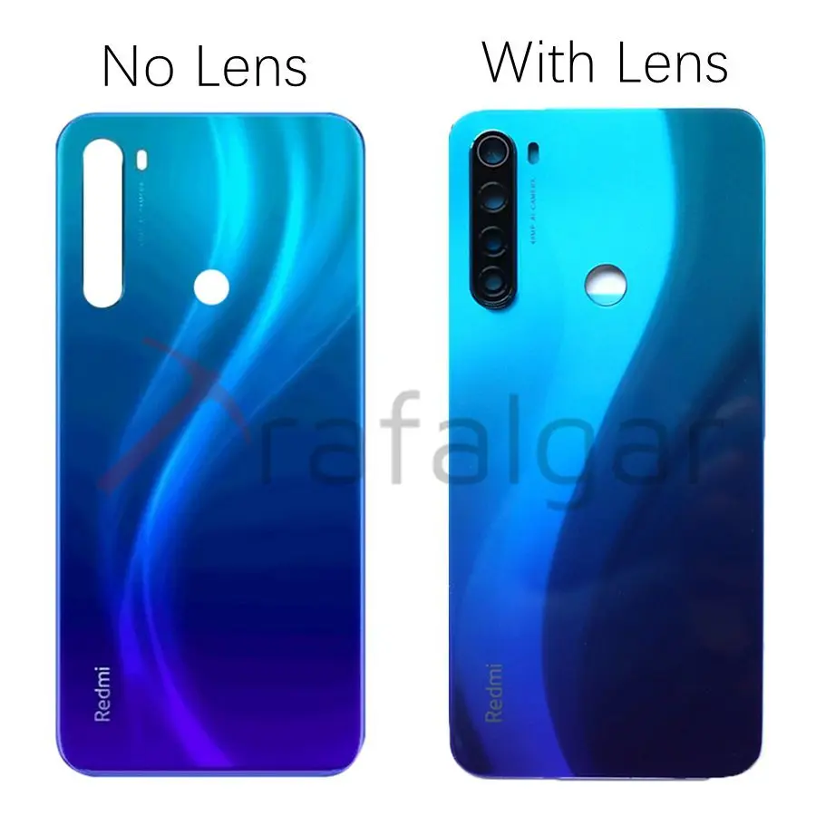 Задняя стеклянная крышка батарейного отсека для Xiaomi Redmi Note 8T задняя запасные