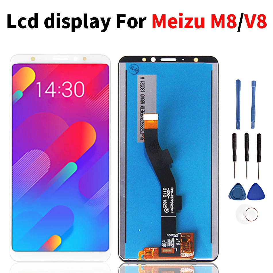 5 7 &quotОригинальный ЖК дисплей для MeizuM8 V8 глобальная версия Meizu сенсорный экран