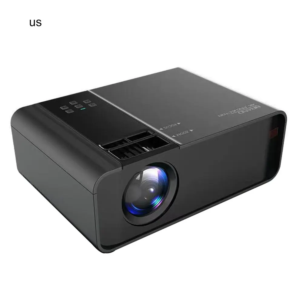 

Проектор для дома и офиса, проектор высокой четкости 1080p, проектор беспроводной Wi-Fi, портативный практичный проектор