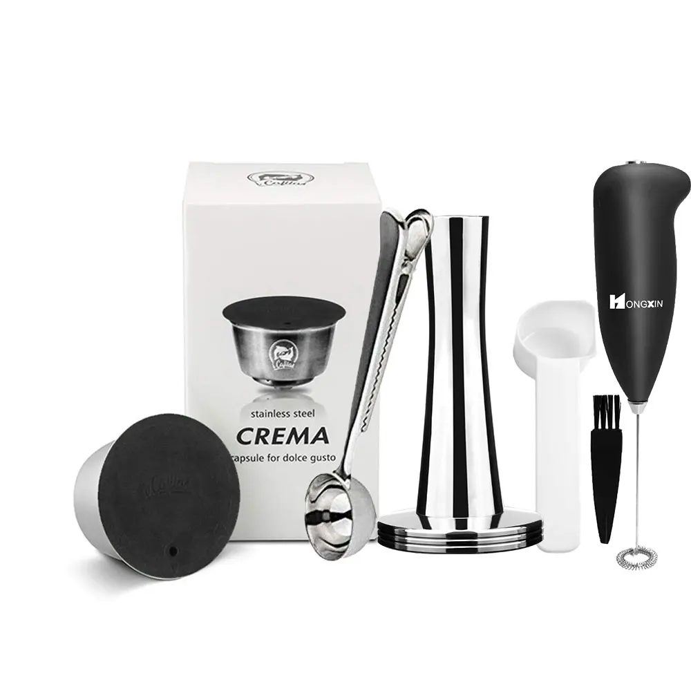 

Многоразовая кофейная капсула RECAFIMIL для Nescafe Dolce Gusto Lumio, многоразовый фильтр, корпус из нержавеющей стали, оригинальный дизайн крышки