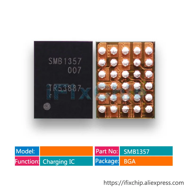 5 шт./лот SMB1357 USB зарядное устройство IC для Xiaomi Note чип зарядки 30 контактов|ic charger|ic